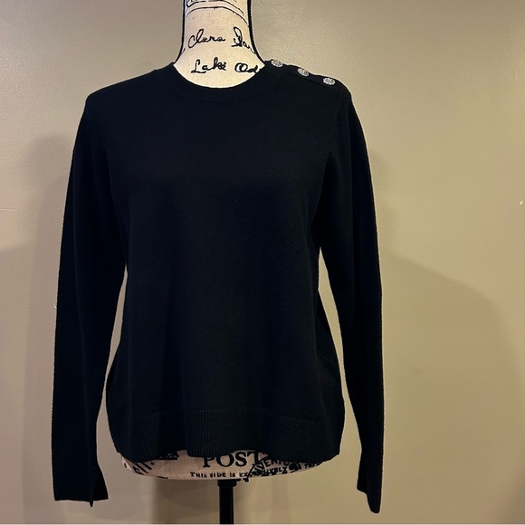 Masai Copenhagen Mafilizia Shoulder Button Crewneck Sweater - Picture 2 of 15